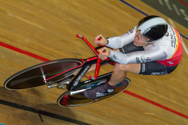 Bill Brissman on the track